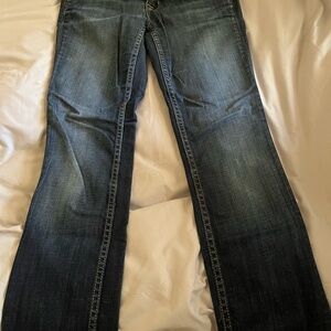 Hudson Jeans Dark Blue Straight Leg Women's Jeans